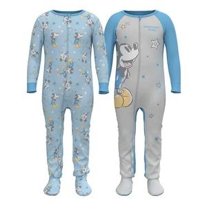 NWT Mickey Kids 2-Pack Blanket Sleeper
